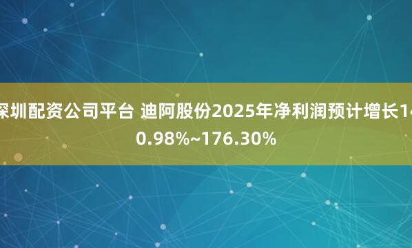 深圳配资公司平台 迪阿股份2025年净利润预计增长140.98%~176.30%