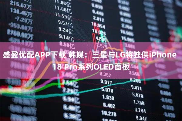 盛盈优配APP下载 韩媒:三星与LG将独供iPhone 18 Pro系列OLED面板